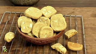 Easy Tasty Homemade Oats Wheat Biscuits-Oats Biscuit Recipe-Oats Wheat Cookies-No Maida