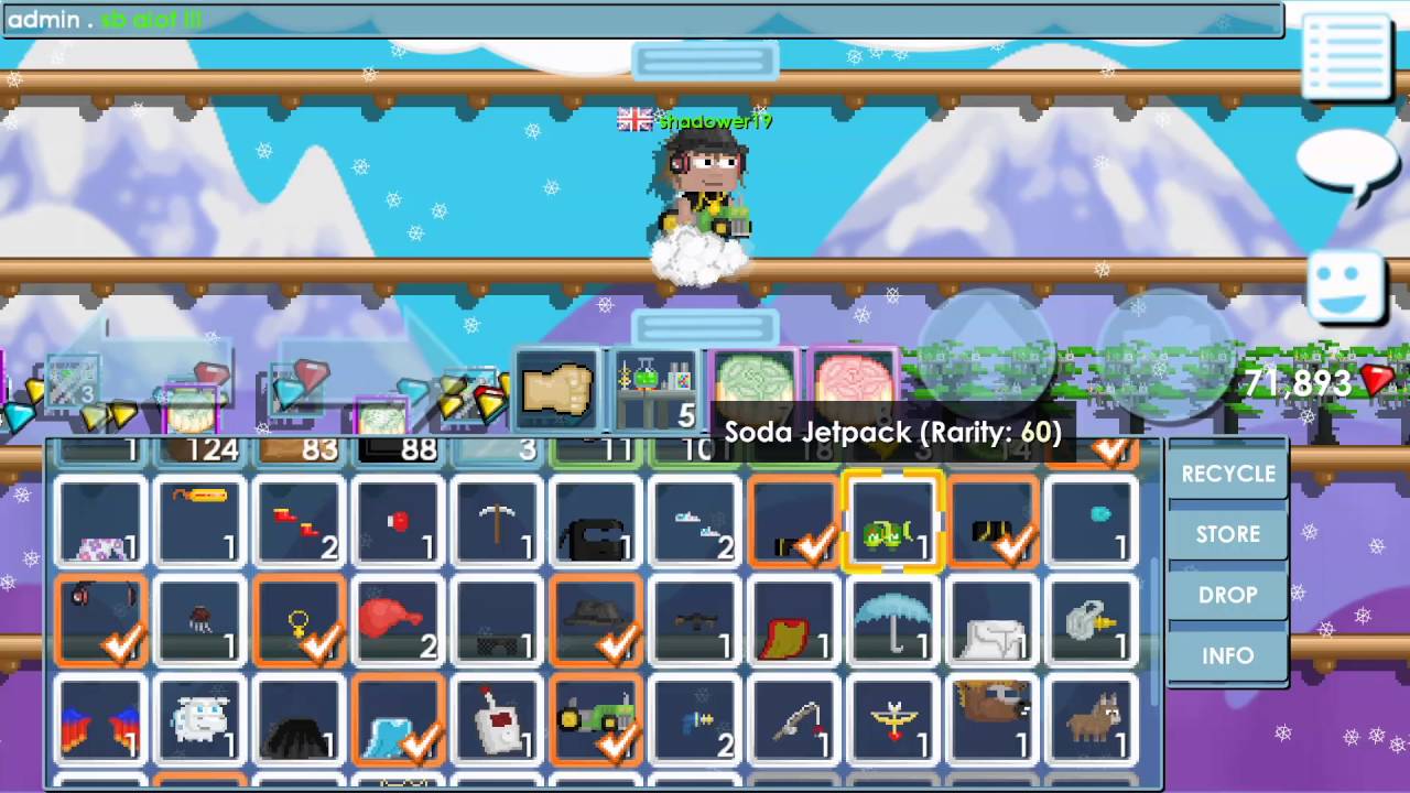 Growtopia Science Station Recipes