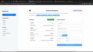 Spliteasy  : AI Powered Expense Tracker and Splitting App.