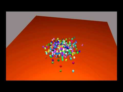 my rigid body simulation test 1