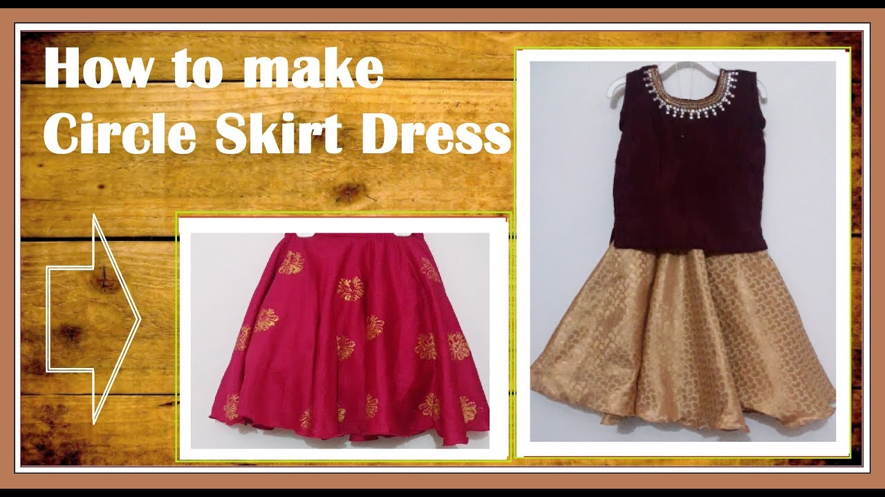 Full Circle Skirt Cutting & Stitching or Umbrella Skirt Stitching