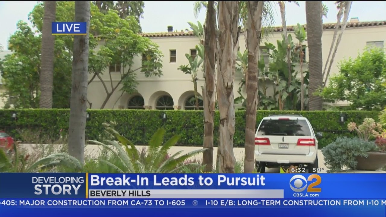 Beverly Hills Burglary Turns Into Car Chase YouTube