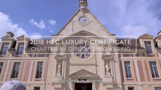 Kering Hec Luxury Certificate 2018