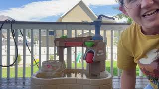 Step 2 Pump & Splash Discovery Pond Water Table, Kids Water Sensory Activity Pool Review