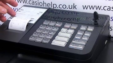 Casio SE-S-S10 SES10 PCR-T280 PCRT280 Cash Register Tax Vat Programming Tax Rate 2 5% Add On