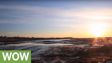 5-hour time lapse captures incredible Bay of Fundy tide change