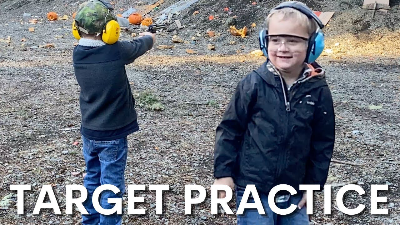 Family Target Practicing With KiDS - YouTube