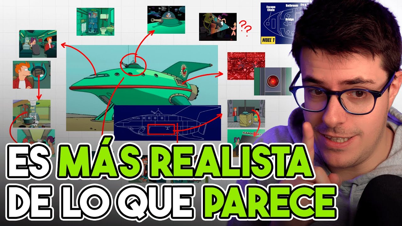 Sobreanalizando LA NAVE DE PLANET EXPRESS (Futurama)