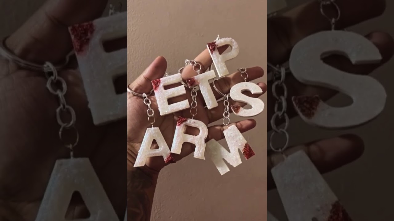 Beautiful Resin Art Process | Personalized Gift Idea ❤️