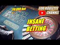  live roulette  watch biggest bet of 6000  in las vegas casino  100 chips inside  20240523