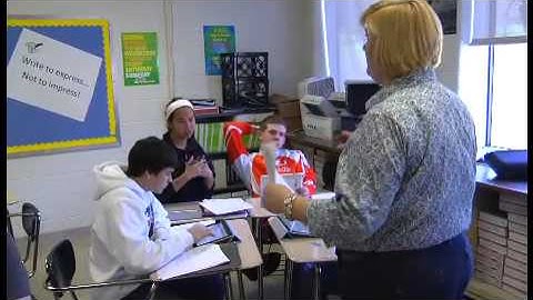 Lancaster High School using iPads 2012-2013