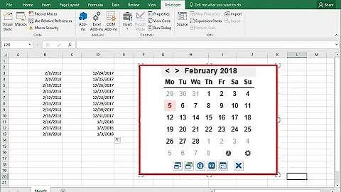 How to Add Date Picker Calendar Drop Down in MS Excel (Easy)