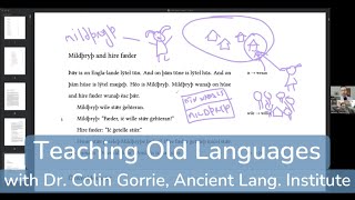 Teaching Old Languages (with Dr. Colin Gorrie)