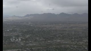 Wet weather over the Phoenix area on March 23