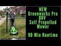 #211 Greenworks Pro Cordless 80V Brushless 21 inch Self Propelled Lawn Mower Review