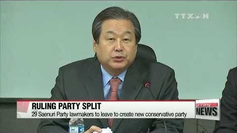 Hàn Quốc: Đảng cầm quyền Saenuri chính thức chia tách