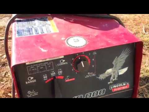 Lincoln Portable Welder Generator Eagle 10 000 Electric Start Lincoln Portable Welder Generator Eagle 10 000 Electric Start Kohler Command 20 120 240 Volt 9