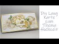 Din Lang Karte zum Thema Hochzeit