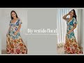 VESTIDO FLORAL COM AMARRAÇÃO E MANGAS GODÊ, MARAVILHOSO