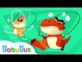 T-Rex Loves Jumping Rope | Dinosaur Jump Role Competition | Kids Song | BabyBus