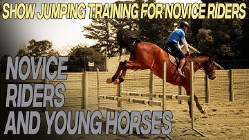 Show jumping training for novice riders - Train doing related distances well