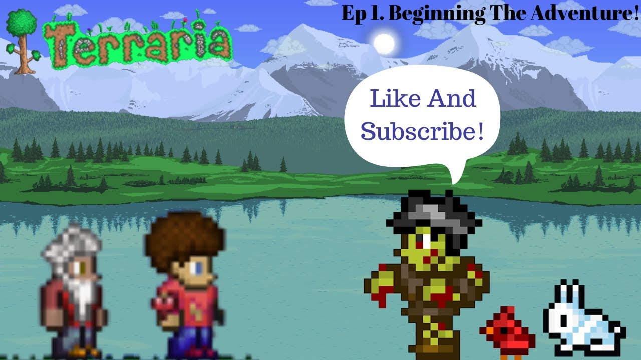 Terraria Lets Play Ep 1 Beginning The Adventure! - YouTube