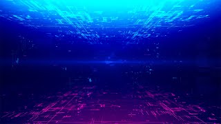 Cyberpunk Neon Digital Tunnel Background Video | Footage | Screensaver