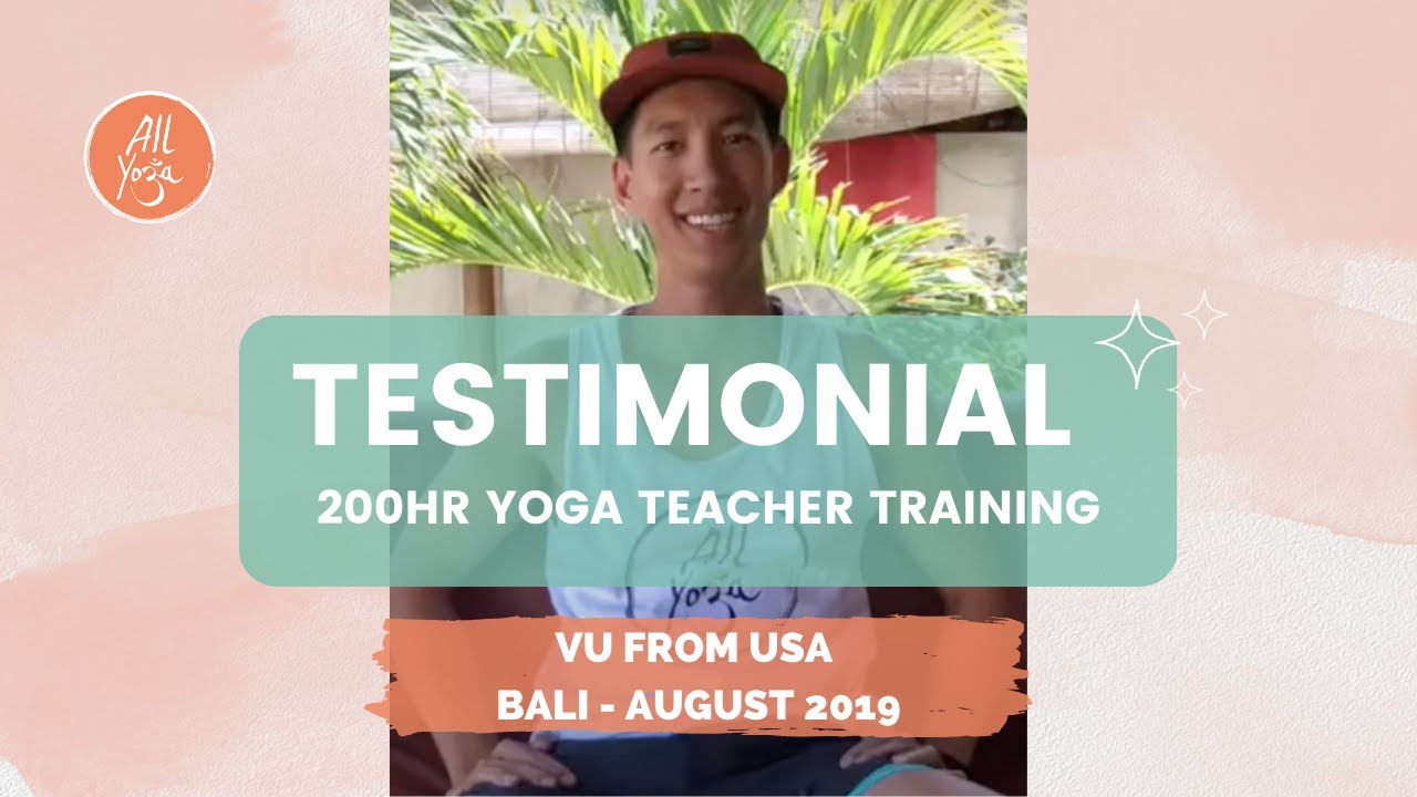 All Yoga Course Testimonial - Bali, August 2019 yoga teacher training iyengar