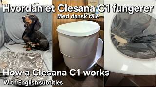 How does the Clesana C1 waterless toilet actually work? Overview of functions, operation and display