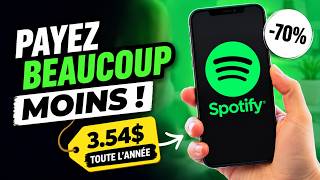 Spotify Moins Cher Toute Lannée, Peu De Places