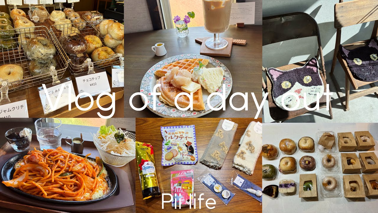 ［vlog］隙間時間に1人時間を満喫した１日📄｜お出かけ日和｜愛媛新居浜｜アルパカ｜ドーナツとベーグルと