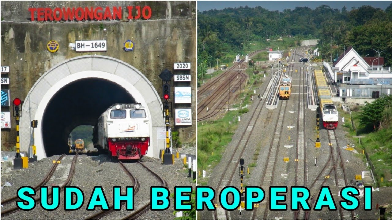 Resmi! Stasiun & Terowongan Ijo Baru Sudah Beroperasi
