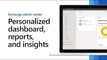 Personalized dashboard, reports, and insights in the Exchange admin center