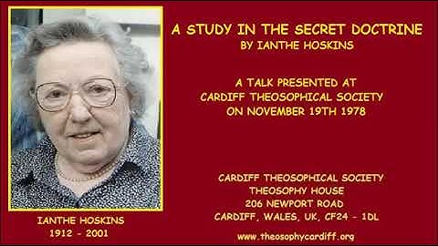 A Study in the Secret Doctrine by Ianthe Hoskins
