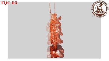 tượng gỗ Quan Công trấn ải đẹp 05 - đồ gỗ mỹ nghệ Phù Khê
