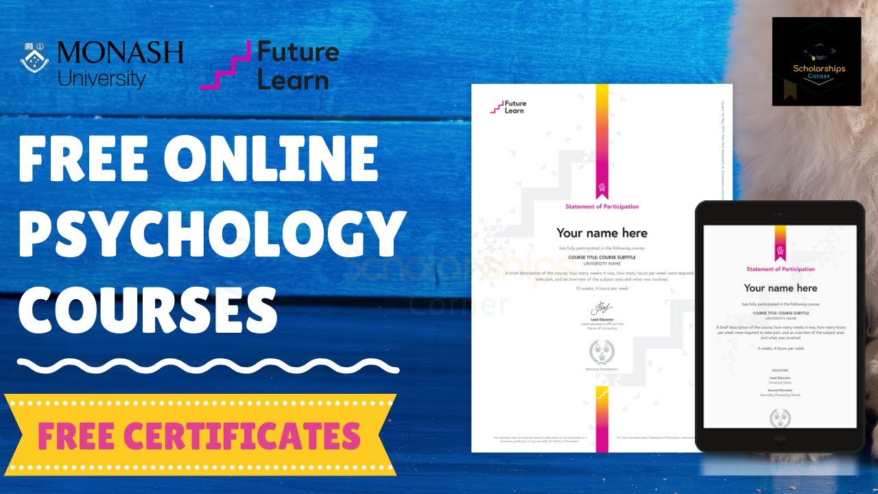 Free Online Psychology Courses With Printable Certificates