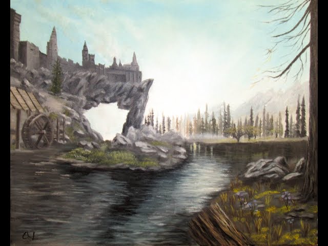Skyrim Landscape Concept Art
