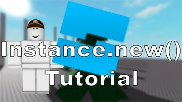 Roblox Studio Tutorial (Instance.new())