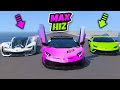 Lamborghini Ailesi Arabalar Max Hız Yarışmasına Katılıyor - GTA 5