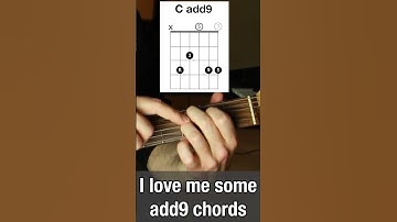 BEAUTIFUL guitar chord voicing - Cadd9