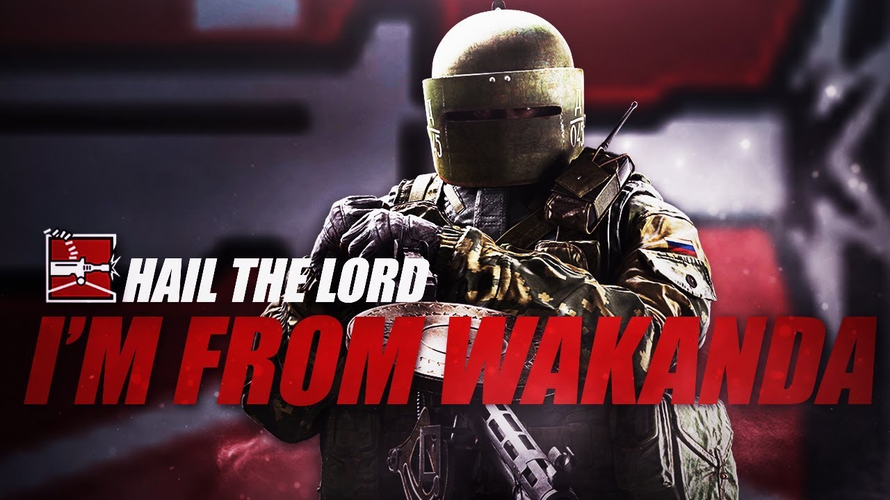 R6s Lord Tachanka Orang Wakanda - 