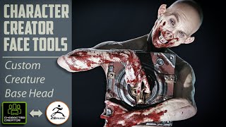 003 Face Tools & Custom Creature Base Head - Vampire Sculpt! screenshot 3
