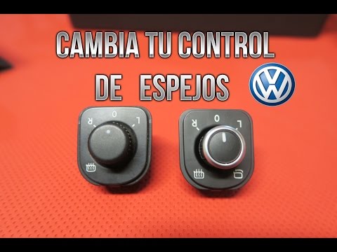CAMBIA TU CONTROL DE ESPEJOS ELECTRONICO VW / MEJORA LA ESTÉTICA DE TU AUTO/ GEARBEST.COM
