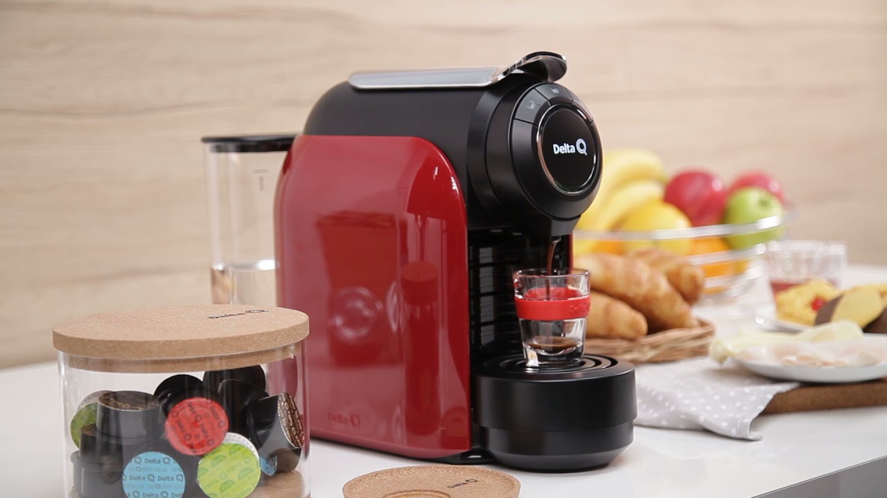 Delta Q - Cafetera de Cápsulas Qool Evolution - Color Rojo - 19 Bares de  Presión - Capacidad de 1 L - Incluye 2 Packs de 40 Cápsulas de Café Qalidus  de Intensidad 10 : .es: Hogar y cocina