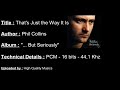 Phil Collins - That&#39;s Just the Way It is