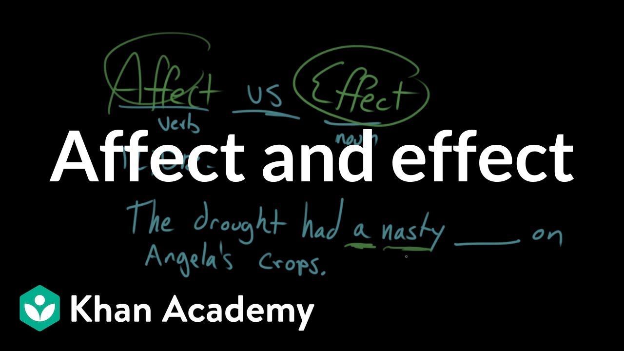 Affect or Effect: What is the difference? English Mini Lesson | Commonly Confused Words \u0026 Homophones