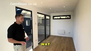 Converted Shipping Containers by Cabin Depot.