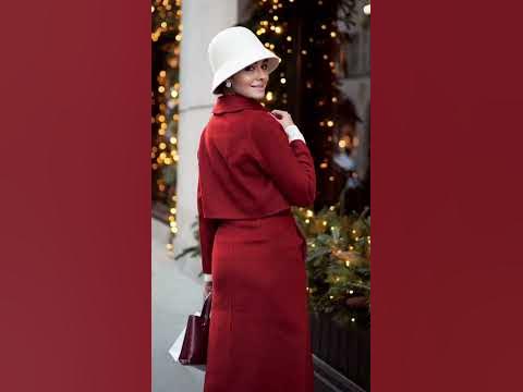 Lady in Red🔴Элегантно и Стильно Одетая Леди ️Elegant & Stylish Dressed ...