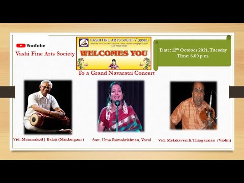 Navratri 2021 - Dr. Uma Ramakrishnan - Devi theme concert