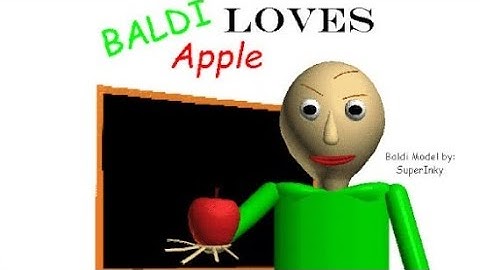 baldi loves apple